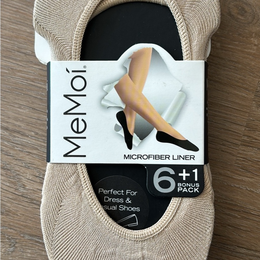MeMoi Microfiber Liner Socks - Tan